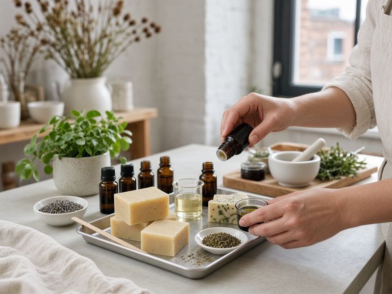Scent blending at Reapers Dimer Atelier